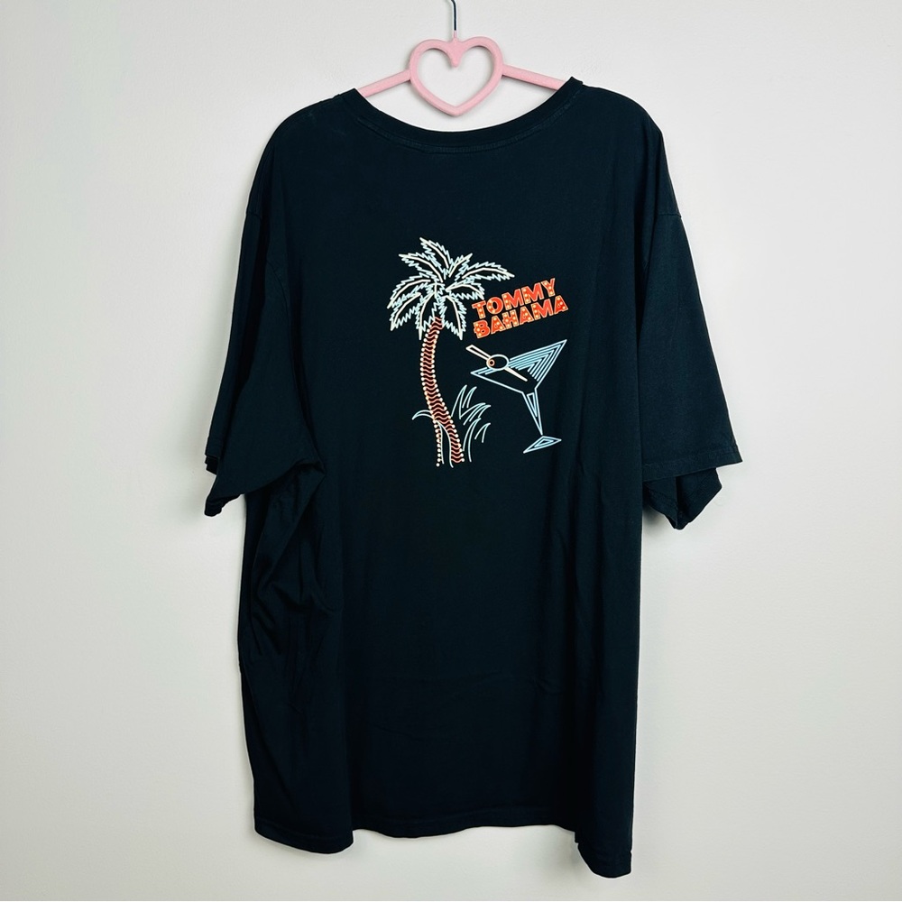 Tommy Bahama Black Tropical Graphic Tee Size 2XL